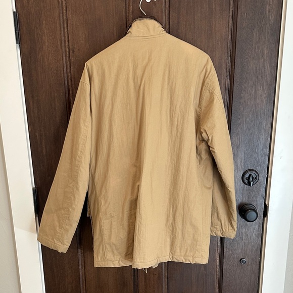 Polo by Ralph Lauren Tan Field Jacket with Brown Collar - Picture 6 of 6